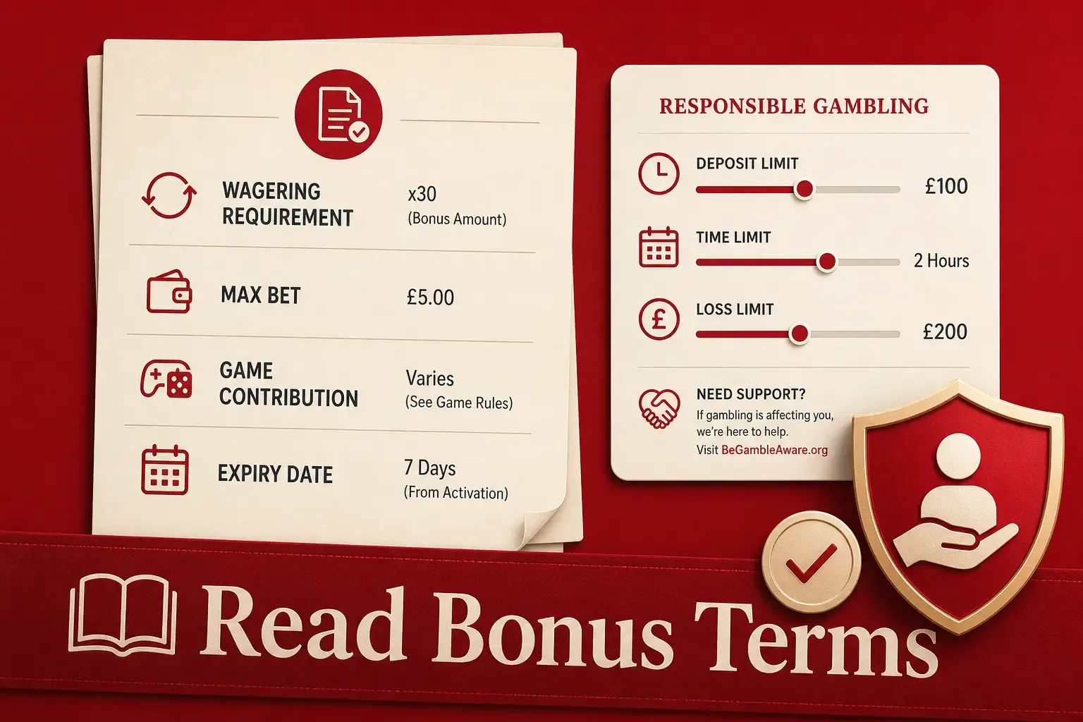 Bonus terms & responsible use